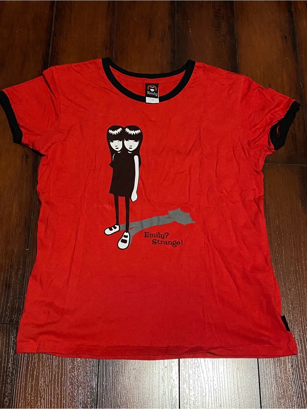 Emily the Strange red tee